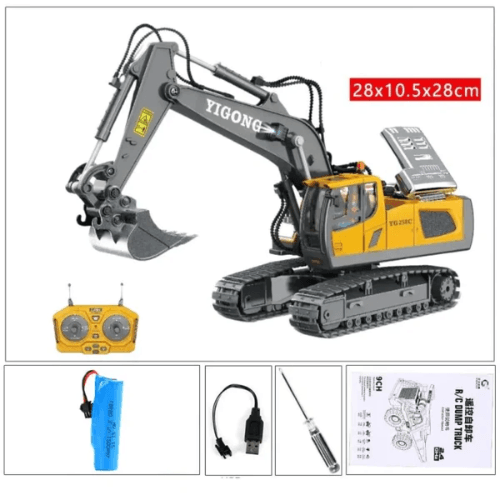 Escavadeiras e Caminhão de Controle Remoto - Minha loja